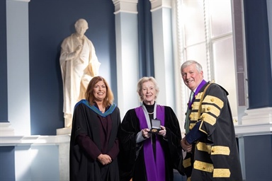 Royal College of Physicians of Ireland awards prestigious Stearne Medal to Mary Robinson for outstanding contribution to Global Health and Humanitarianism