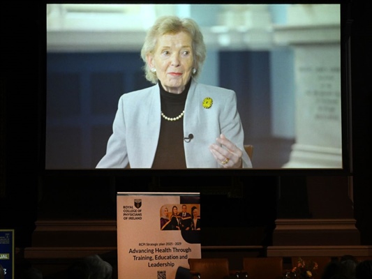 Mary Robinson, a beacon of change, at St Luke’s Symposium