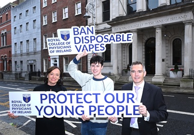 Royal College of Physicians of Ireland’s Faculty of Paediatrics strongly supports the need for legislation to ban disposable vapes