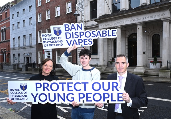 Royal College of Physicians of Ireland’s Faculty of Paediatrics strongly supports the need for legislation to ban disposable vapes