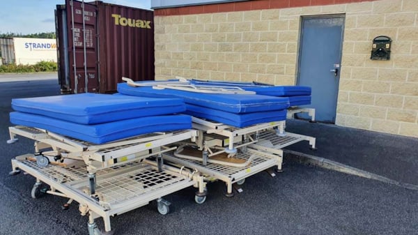 Hospital beds delivered as part of the EQUALS initiative