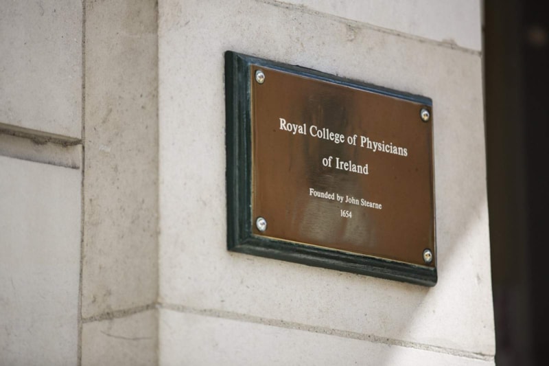 gold plaque with RCPI inscribed